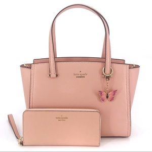 3PCS Kate Spade Small Geraldine Satchel Wallet Set